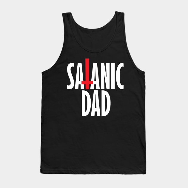 Satanic Dad Tank Top by artpirate